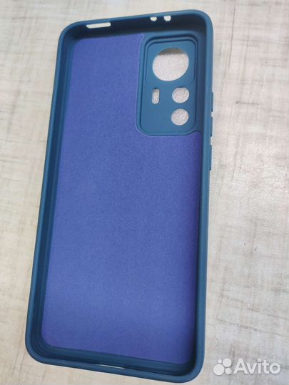 Чехол для телефона Xiaomi 12 T Pro силикон синий