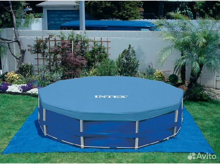 Каркасный бассейн 457х122см круглый Интекс