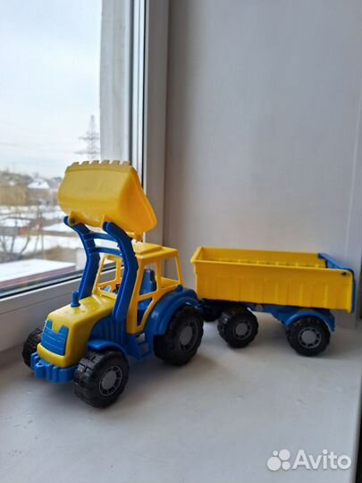 Конструктор, трактор+самосвал