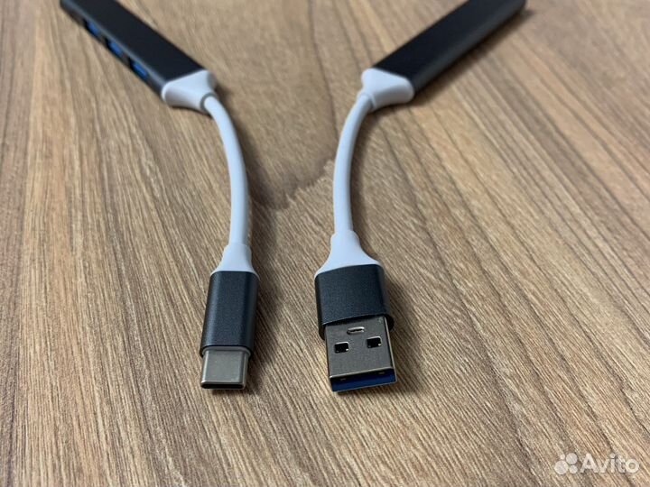 Переходник TypeC-4xUSB и USB-4xUSB