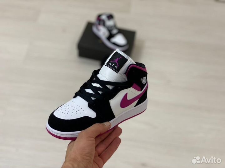 Кроссовки Air Jordan 1 Cactus Flower (36-40)