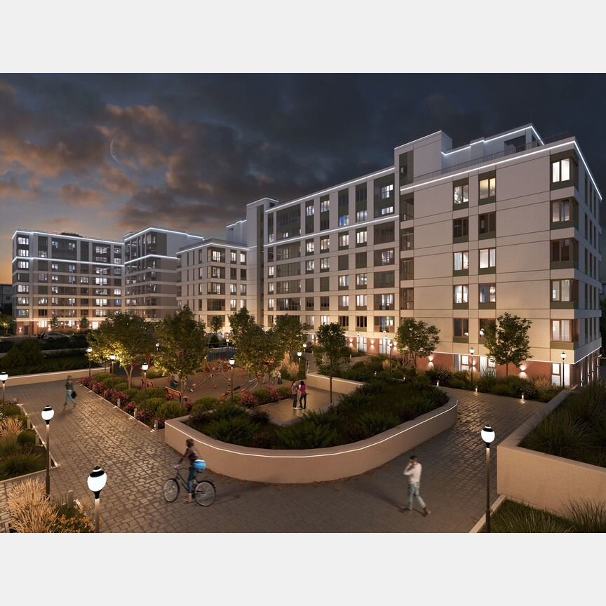 1-к. квартира, 37,9 м², 2/8 эт.