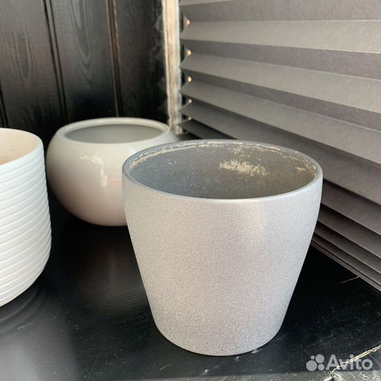 Кашпо керамические для цветов 6шт Леруа и Икеа
