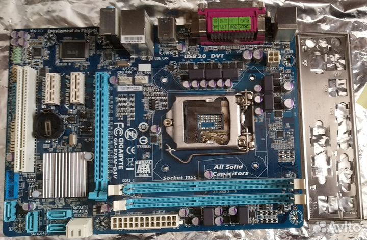 Материнская плата на востановление Socket 1155