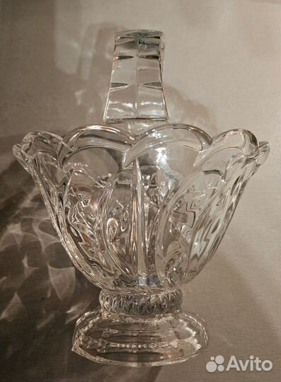 Конфетница-фруктовница на ножке Bohemia