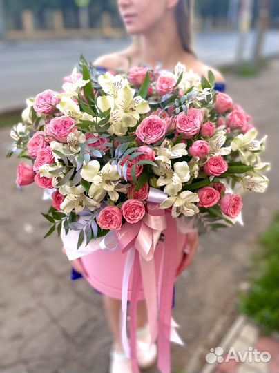 Живые цветы букеты