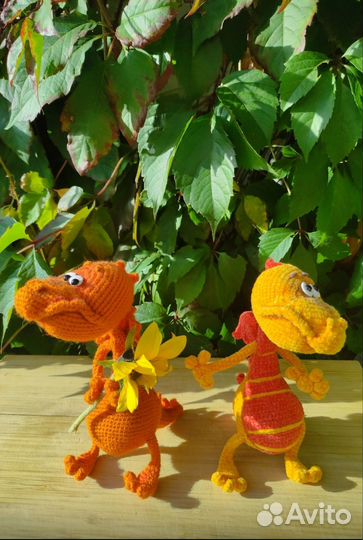 Вязаный дракончик