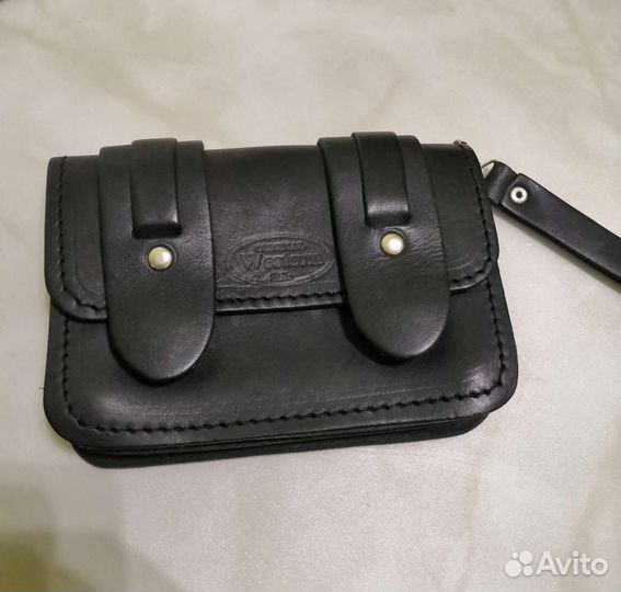 Барсетка кожаная мужская