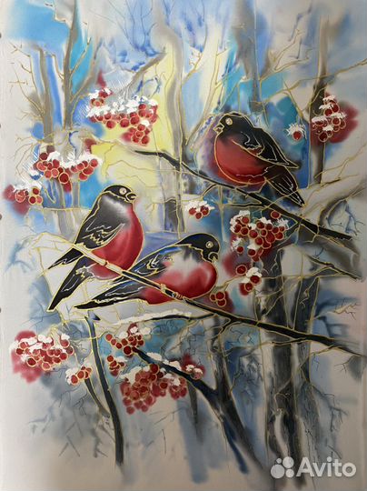 Картина 40x60. Батик. В раме