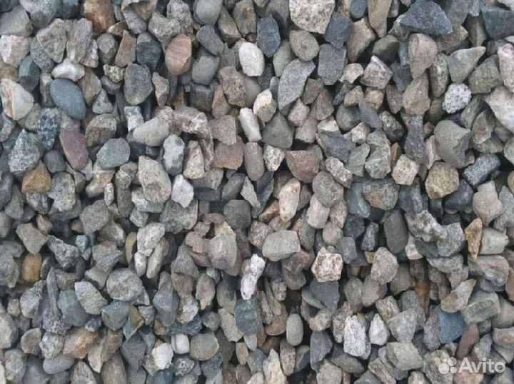 Щебень гравийный доставка от 20 мешков
