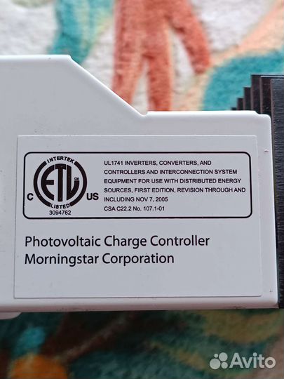 Контроллер заряда TriStar mppt