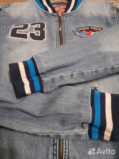 Джинсовая куртка для мальчика 152- 164