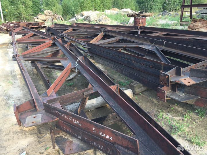 Продам каркас ангара бу