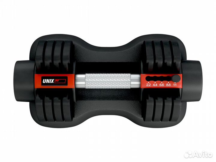 Гантель со ступенчатой регулировкой unix Fit 11кг