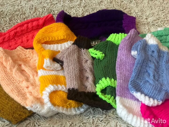 Вязаная одежда для собак