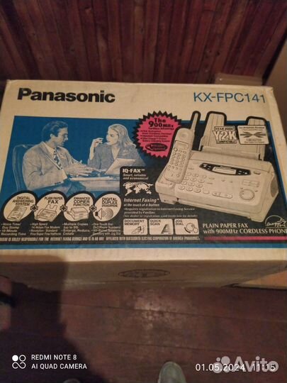 Факс-телефон panasonic kx-fpc141