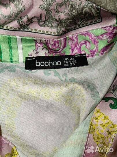 Стильная блузка рубашка 54 56 58 60 62 64 Boohoo