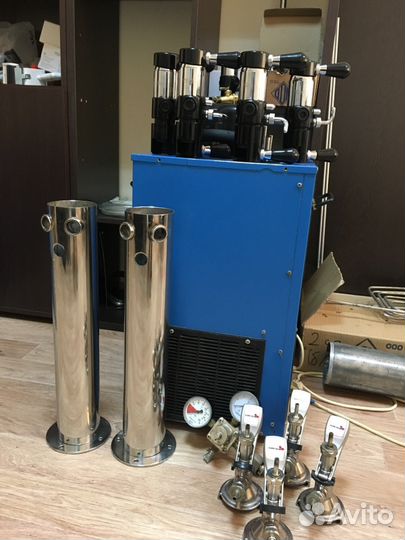 Комплект б/у пивного оборудования на 4 сорта