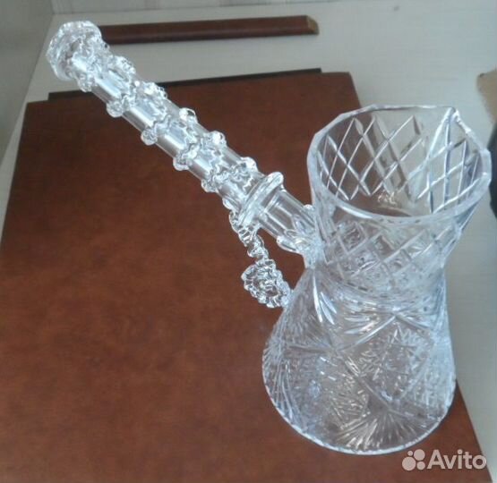 Хрустальная турка кувшин