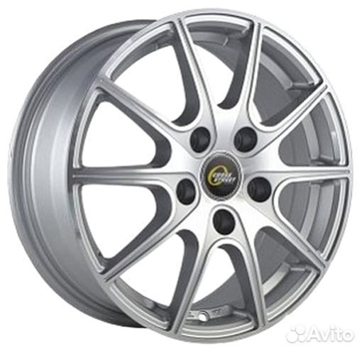 Cross street CR-04 : 6x15 4*100 Et:50 Dia:60.1 SF