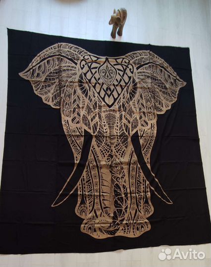 Покрывало 200 220 Индия натуральные краски