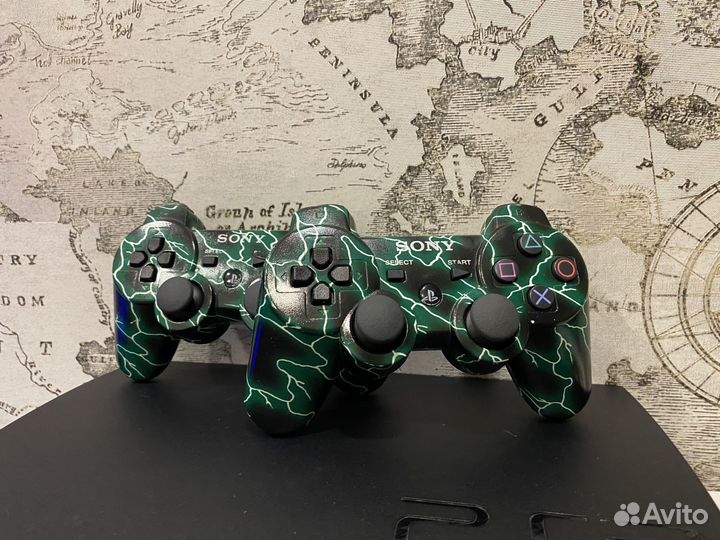 Sony PlayStation 3 Slim 3200GB 2 геймпада 400+ игр
