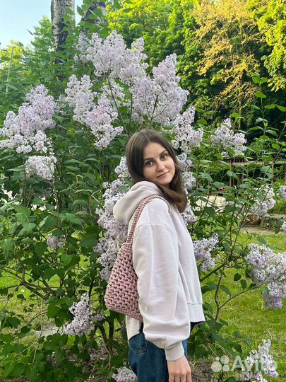 Cумка shopper вязаная