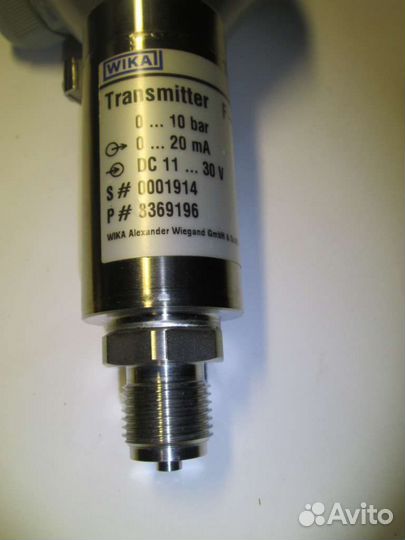 Wika Pressure Transmitter F10 0-10bar