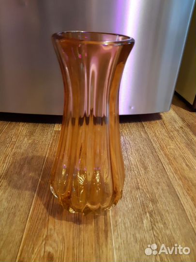 Ваза цветное стекло СССР