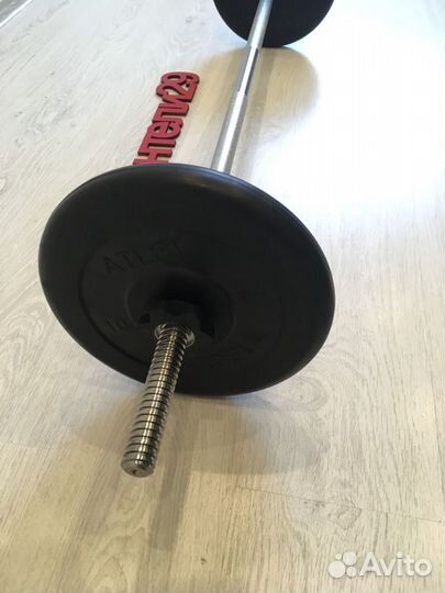 Блины с грифом. Штанга наборная 25кг