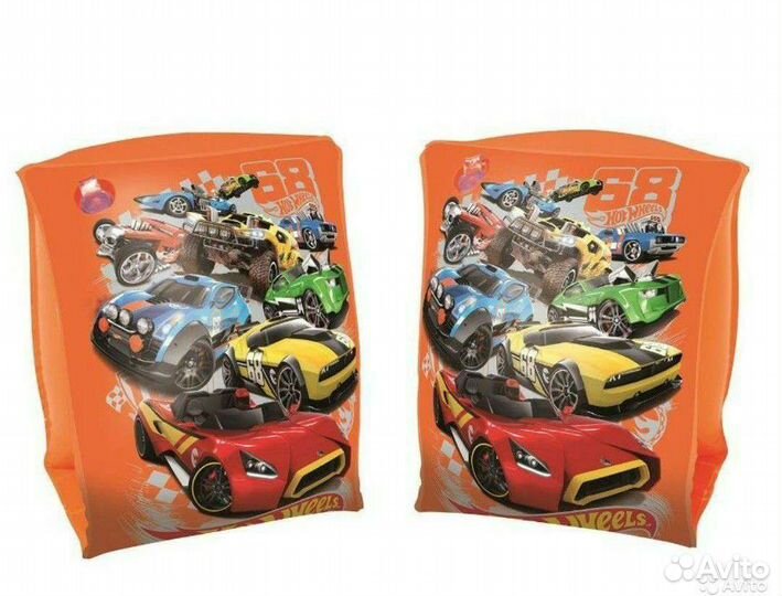 Жилет, круги Intex и нарукавники Hotwheels
