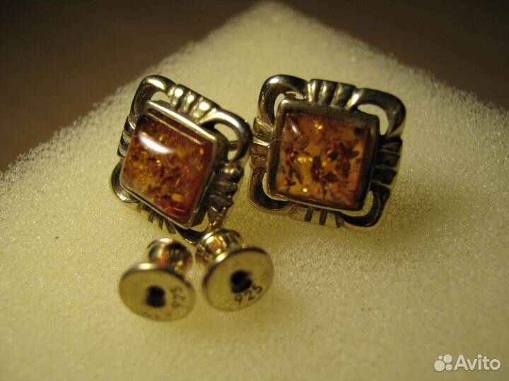 Серебряные серьги 925 проба