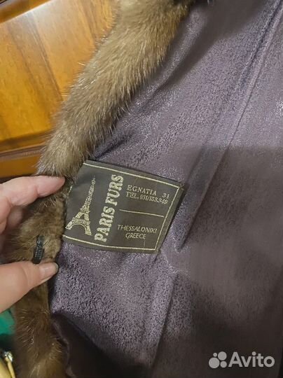 Шуба из норки новая (Греция)