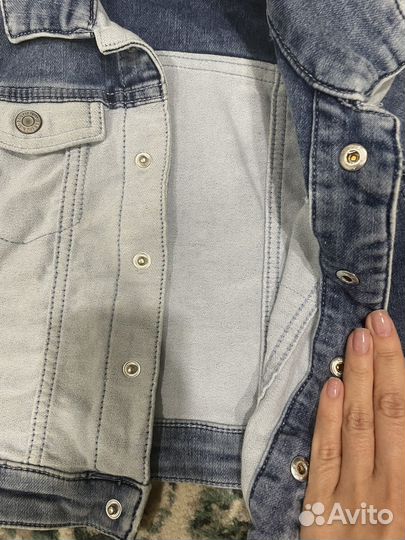 Джинсовая куртка h&m 92р