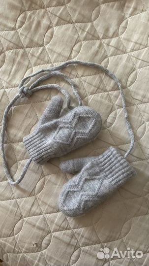 Шапка / Шапка-шлем /варежки Baby Go