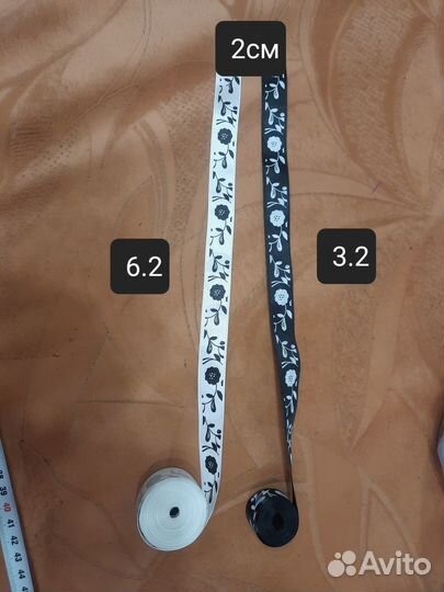 Атласные ленты (набор остатков)