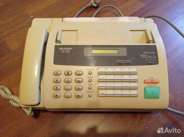 Факс sharp fo 135