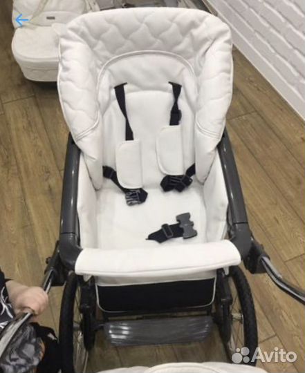 Коляска 2 в 1 эко кожа