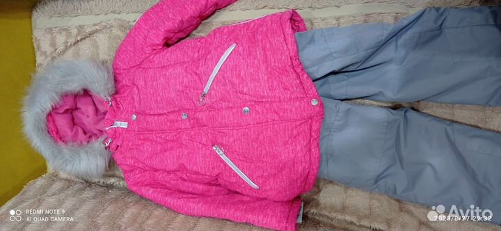 Зимний комплект для девочки 122/64