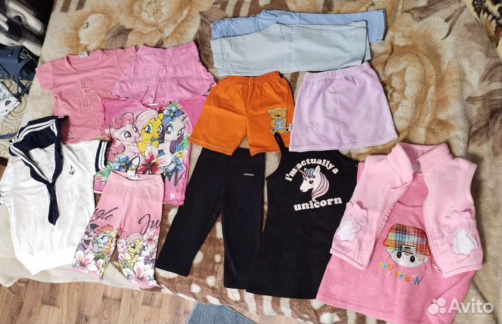 Детская одежда для девочек пакетом