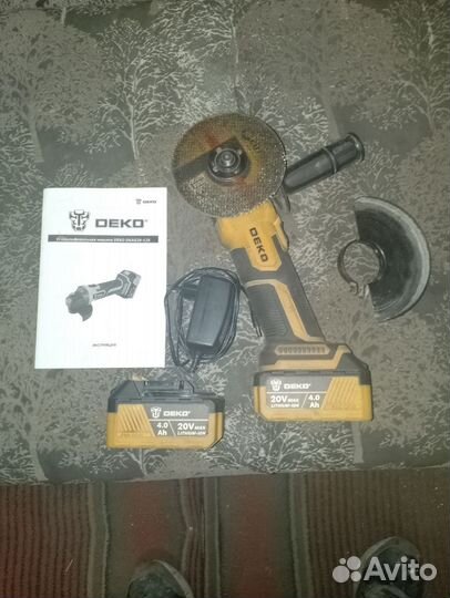 Аккумуляторная болгарка деко