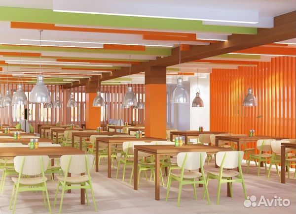 Столовая в бизнес парке на востоке Москвы