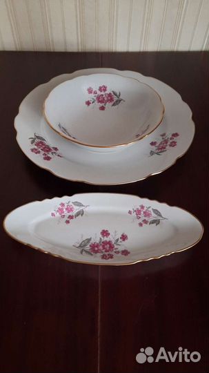 Набор столовой посуды СССР Дулево