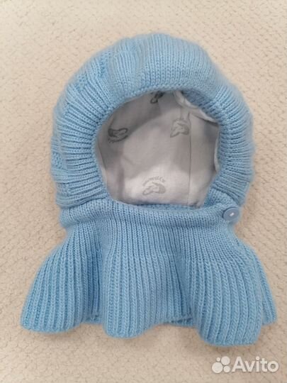 Шапка зимняя для мальчика 44-46