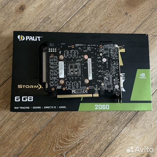 Видеокарта rtx 2060 6gb stormX