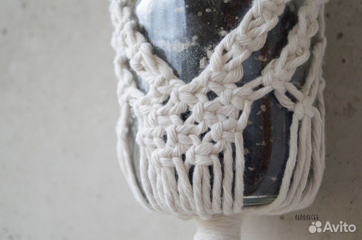 Кашпо макраме