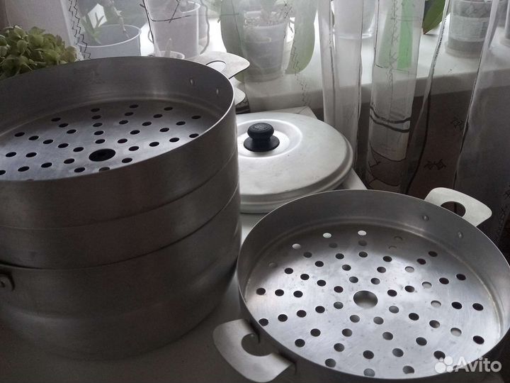 Пароварка алюминиевая бу