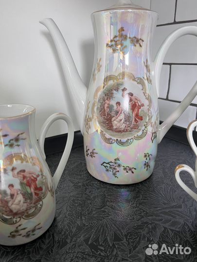 Сервиз винтажный, фарфор, «Мадонна», ГДР