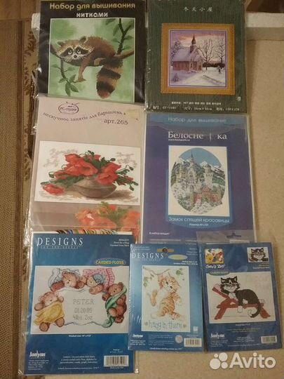 Наборы вышивки крестом