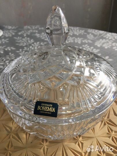 Вазы хрустальные Богемия